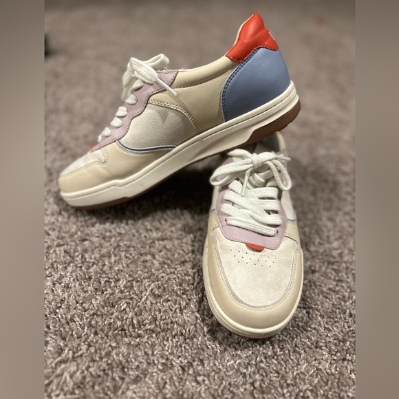 Madewell Court Sneakers in Colorblock Leather and Nubuck ,size 8.5 - Picture 7 of 11